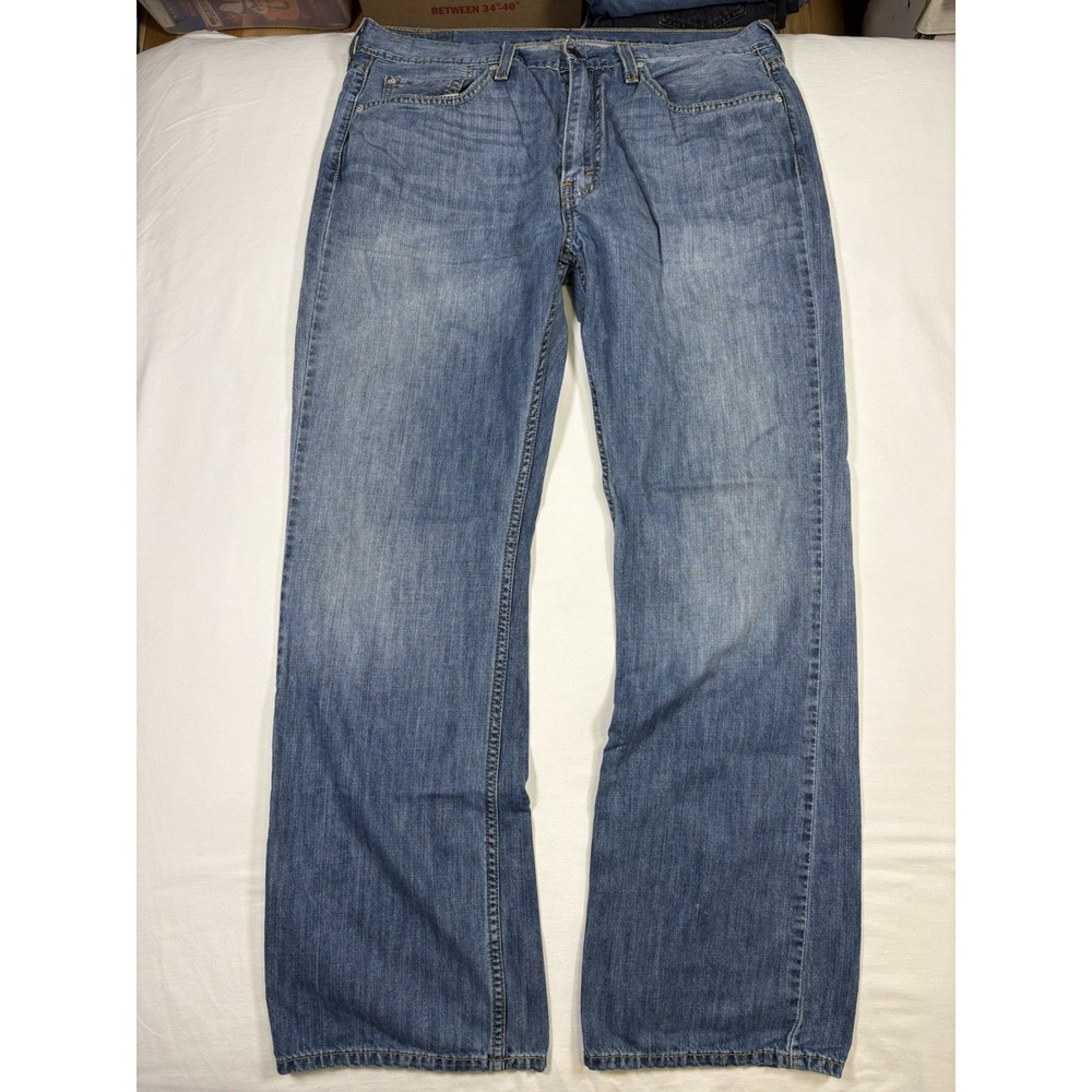 Levi's 527 Slim Bootcut Jeans Mens 36x32 Blue Medium Wash Denim